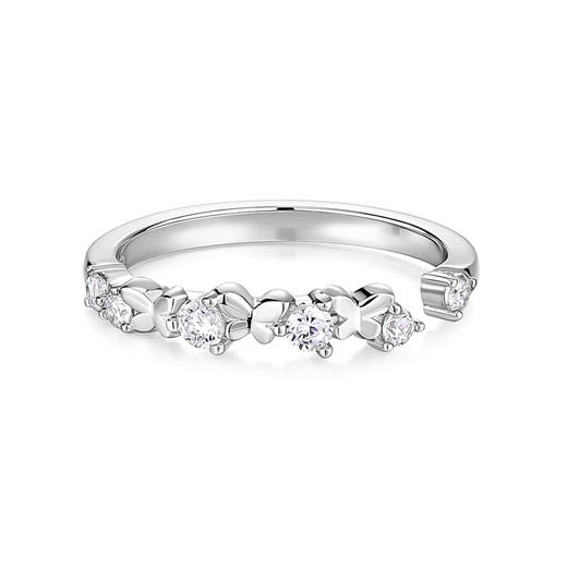 卡蒂罗/KADER 梦幻蝶海 星河蝴蝶情倡对戒 甜蜜浪漫开口可调节对戒 小众轻奢优雅 纪念日 925银 送礼礼物女友男友 商品图6