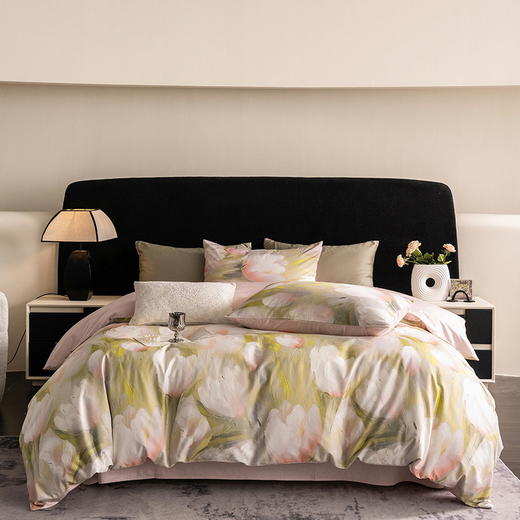 顶柔60S长绒棉数码印花四件套 商品图9