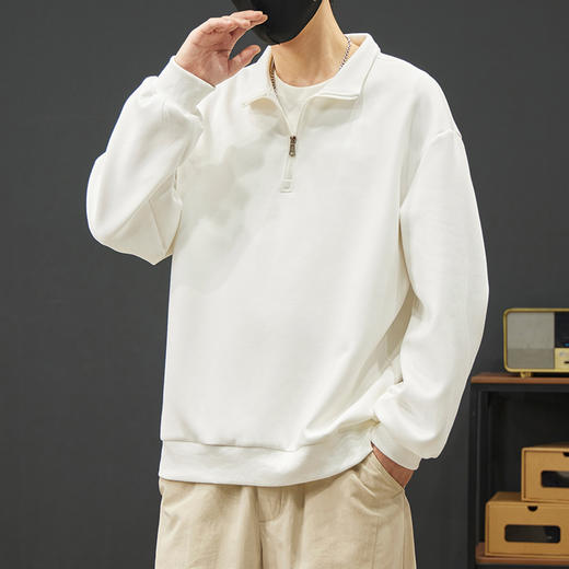 【新款DYY】大依优型大码小立领卫衣男宽松休闲上衣胖子加肥加大男士潮流 商品图9