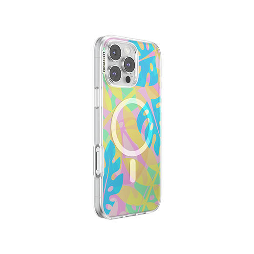 【热带舞曲】五彩斑斓叶·黄 POPCASE手机壳 MagSafe Popcase磁吸款 黄色 植物花卉 iPhone 15/14/13 商品图0
