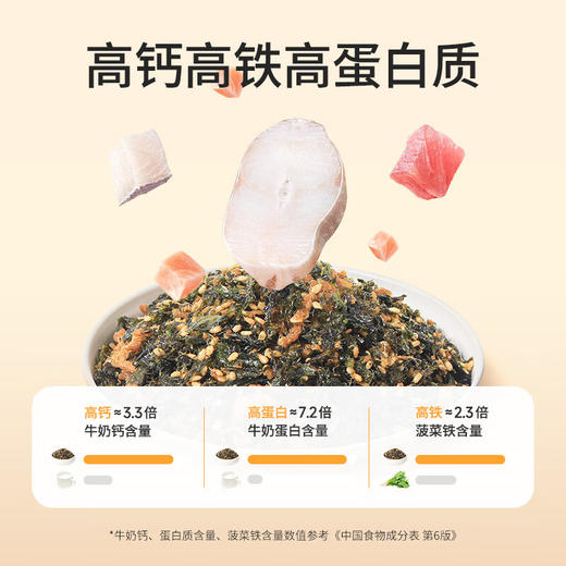 伊威肉菜多多DHA鳕鱼高钙拌饭海苔碎102g 商品图5