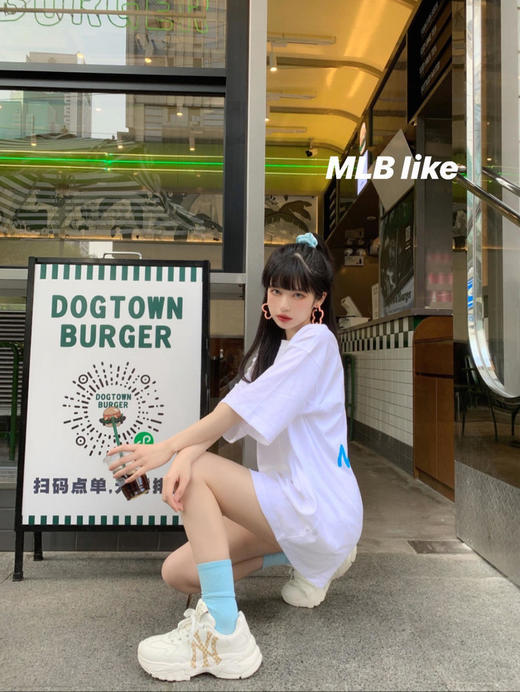 *阿甘工厂，来批纯福利老爹鞋，暴走一天也不累！显瘦显腿长，复古格调搭配万物都是*高级感，超轻Q弹脚感一级棒！MLB老爹鞋（SLB） 商品图4