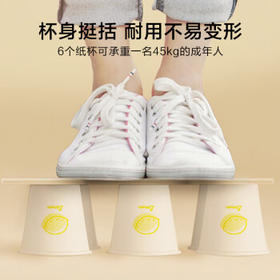 京东京造 纸杯一次性杯子 加厚食品级办公商务家用水杯230ml【100只】 /厨具 /一次性用品 /纸杯