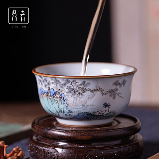 问鼎鼎者青花帷幄杯（卧松观鹤）（缺货） 商品图2