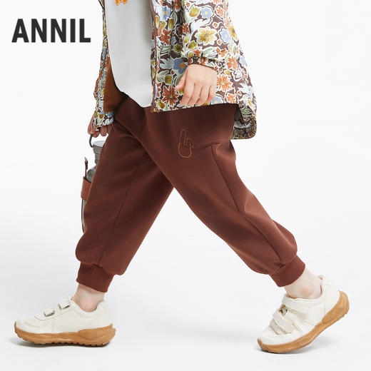 女童空气层暖卫裤安奈儿童装实体店同款XG436678 商品图1