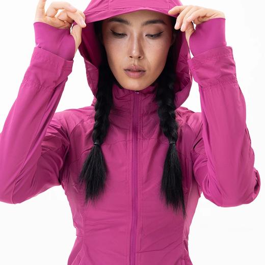 跃牌【瑞幸系列】新款冰丝透气修身Goal S瑜伽服户外休闲外套女轻薄防晒服皮肤衣HWT004 商品图0