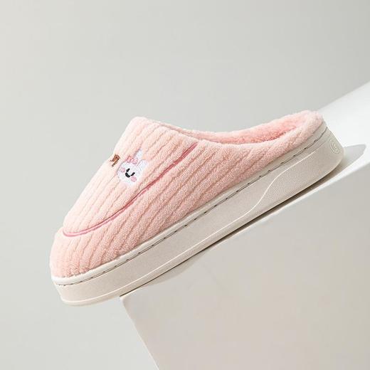 【追求品质生活！从一双拖鞋开始】新款秋冬季棉拖鞋保暖女拖居家加绒加厚厚底室内室外男拖防滑，厚实毛绒，舒适保暖，温暖你整个冬天。ry 商品图3