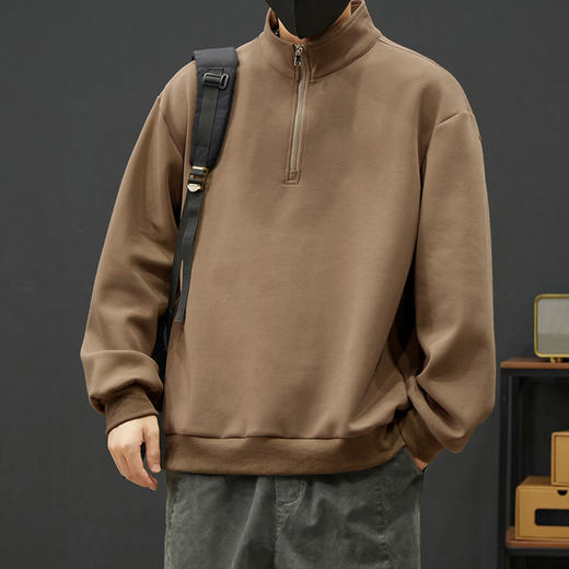 【新款DYY】大依优型大码小立领卫衣男宽松休闲上衣胖子加肥加大男士潮流 商品图11