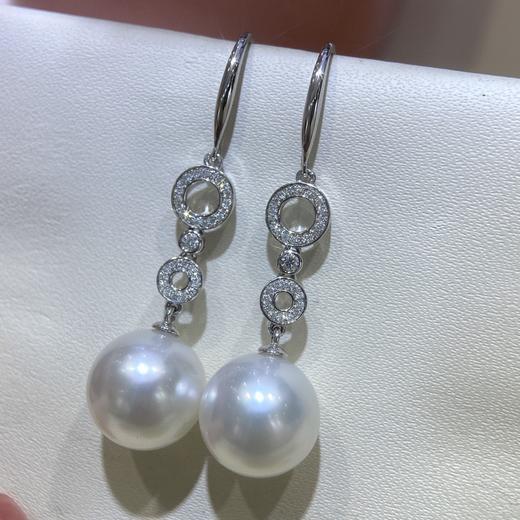 11-12mm澳白耳环 商品图2