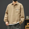 【新款DYY】大依优型大码翻领卫衣男宽松休闲上衣胖子加肥加大男士潮流 商品缩略图3