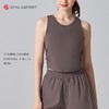 一体杯运动健身无袖背心高弹柔软触感下摆交叉带设计外穿更有型DY66125# 商品缩略图7