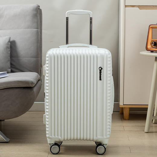 （分两个包裹发货）外交官  拉杆箱（20英寸+扩充层）+BOSS玄武岩贡缎印花四件套 商品图1