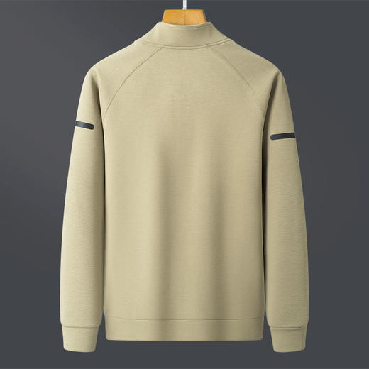 【新款DSK】大依优型大码立领拉链长袖卫衣加肥加大肥佬休闲宽松透气上衣打底男士胖子 商品图1