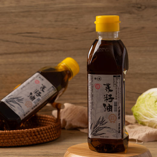 新年专享#【告别不健康食用油】物理压榨·低芥酸·菜籽油 浙江老字号 杭州亚运会运动员餐厅供应商 非转基因菜籽 高烟点 油烟少 500ml/瓶 商品图1