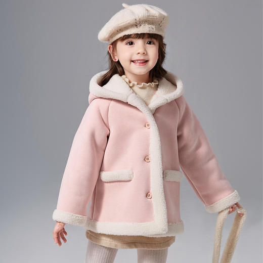 笛莎Deesha 童装女童外套2024冬季新款小童外套 商品图0