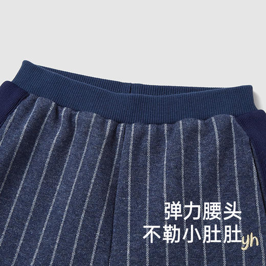 【商场同款】英氏男童棉裤秋冬儿童裤子夹棉长裤保暖百搭裤子新款 商品图2