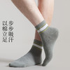 SYWY-Y27  【1双】防臭吸汗防滑男袜运动袜商务休闲夏天透气网眼棉袜潮袜子纯棉男士 商品缩略图1