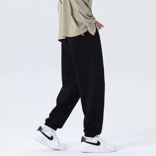 【新款DYF】大依优型大码束脚小脚运动针织休闲裤加肥加大男装舒适胖子肥佬百搭运动裤长裤 商品图8