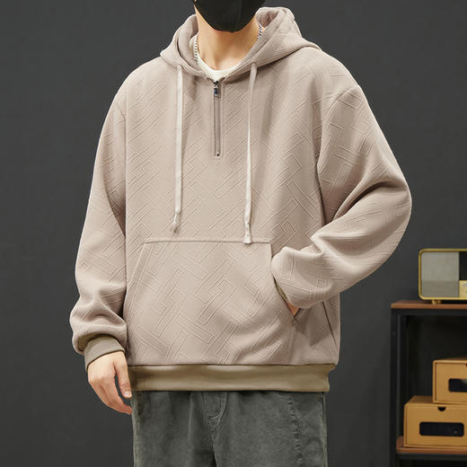 【新款DYY】大依优型大码连帽卫衣男宽松休闲上衣胖子加肥加大男士潮流 商品图3