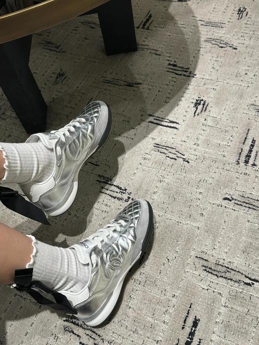 油蜡皮香奈儿熊猫色轻菱格纹隐藏款🎾网球鞋⚾️棒球鞋（HC） 商品图6