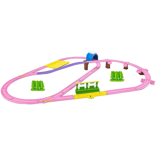 TOMY多美卡 普乐路四季系列套组春之花铁道火车轨道 3岁+ 商品图1