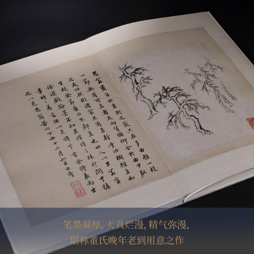 董文敏画稿册董其昌 高士奇 波士顿美术博物馆 真迹 粉本画稿 高清原大 山水册页 画法详解 商品图1