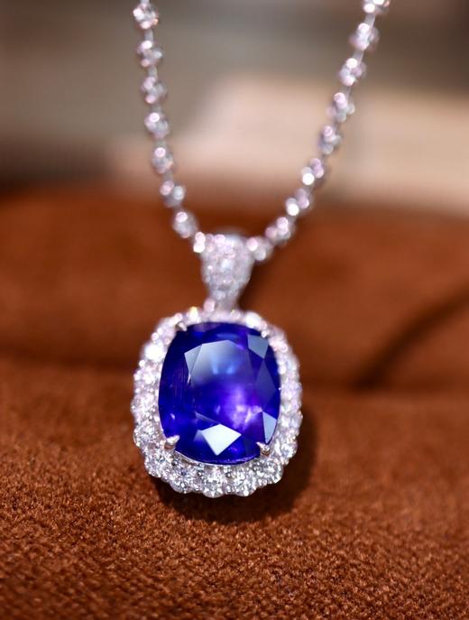 4.53克拉蓝宝石吊坠 商品图2