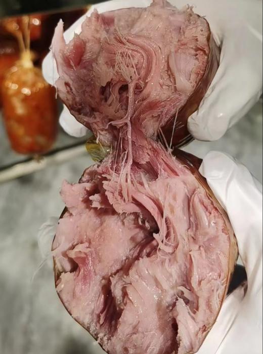 【东北特产】火腿五营大火腿森林跑山猪大火腿老式即食火腿  精选猪瘦肉制作 东北黑龙江伊春特产500g*3根 商品图6