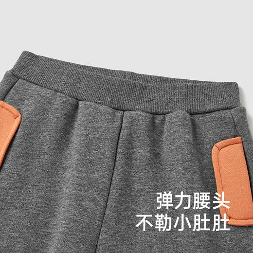 【商场同款】英氏儿童裤子秋季加绒长裤休闲裤男童运动裤新款 商品图3