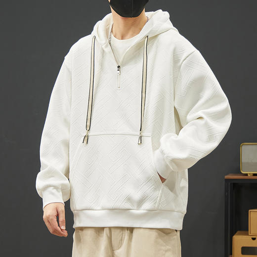 【新款DYY】大依优型大码连帽卫衣男宽松休闲上衣胖子加肥加大男士潮流 商品图0