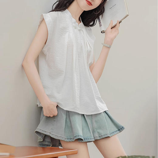 裁缝学苑AS338新中式短袖衬衫纸样女装半开国风上衣衬衣样板 商品图4