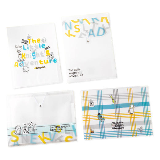 千千圈 学生专用多层文件袋透明资料册大容量A4塑料试卷收纳袋 商品图4