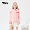【MQD】童装女大童冬新款学院风甜美连帽加绒卫衣 商品缩略图0