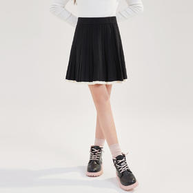 笛莎Deesha青少年女童半身裙2024冬季新款淑女学院风半身裙