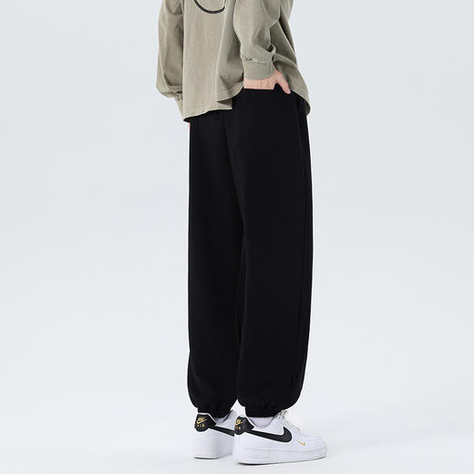 【新款DYF】大依优型大码束脚小脚运动针织休闲裤加肥加大男装舒适胖子肥佬百搭运动裤长裤 商品图9