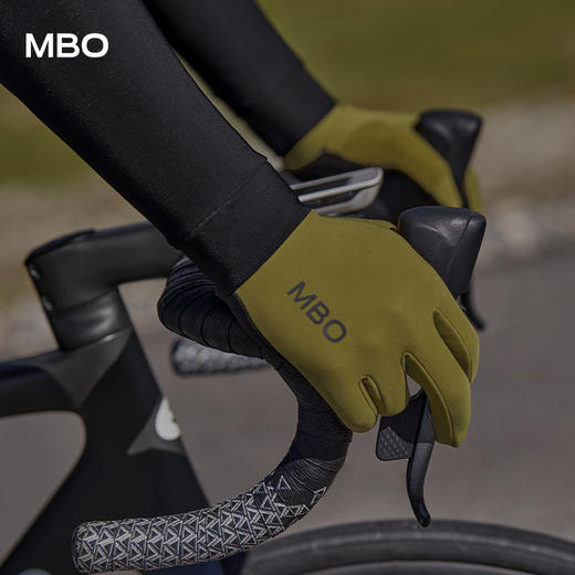 MBO保暖抓绒 骑行手套 新款秋冬户外公路车骑行保暖长指手套AG161 (经销商专拍链接，非经销商拍单不发货) 商品图11