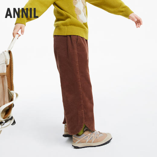女童灯芯绒宽松长裤安奈儿童装实体店同款XG436679 商品图2