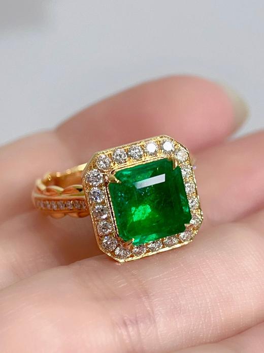 2.752克拉祖母绿戒指吊坠两用款 商品图1