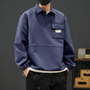 【新款DYY】大依优型大码翻领卫衣男宽松休闲上衣胖子加肥加大男士潮流 商品缩略图7