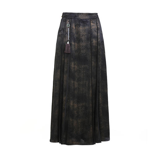 乔万尼国风半身长裙初秋新款新中式马面裙EM3D327 商品图4