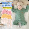 【儿童高腰护肚加厚保暖内衣套装】秋冬加厚婴儿衣服睡衣德绒外套 商品缩略图2