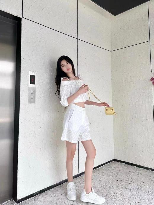 驴家Trainer皮革圆头系带防滑低帮板鞋男女同款白色（HC） 商品图6