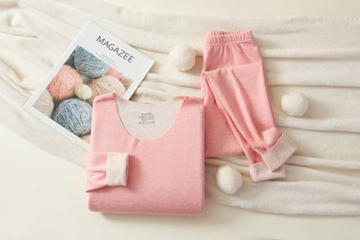 【澳洲天然羊毛，积蓄阳光热浪】秋冬新款羊毛蚕丝保暖内衣套装 女生无痕加厚男士秋衣秋裤 情侣圆领V领内衣套装-QQ 商品图7