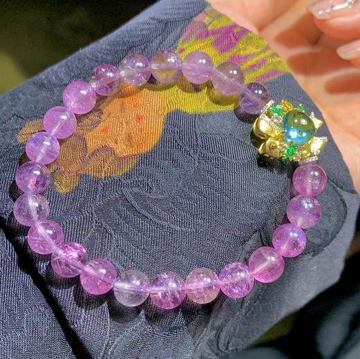 7.5mm紫碧玺手链 商品图1