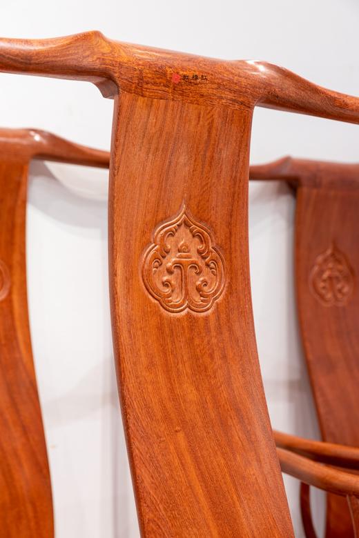 红桥红  家具严选  缅甸花梨（大果紫檀）【上博四出头 官帽椅】 商品图4