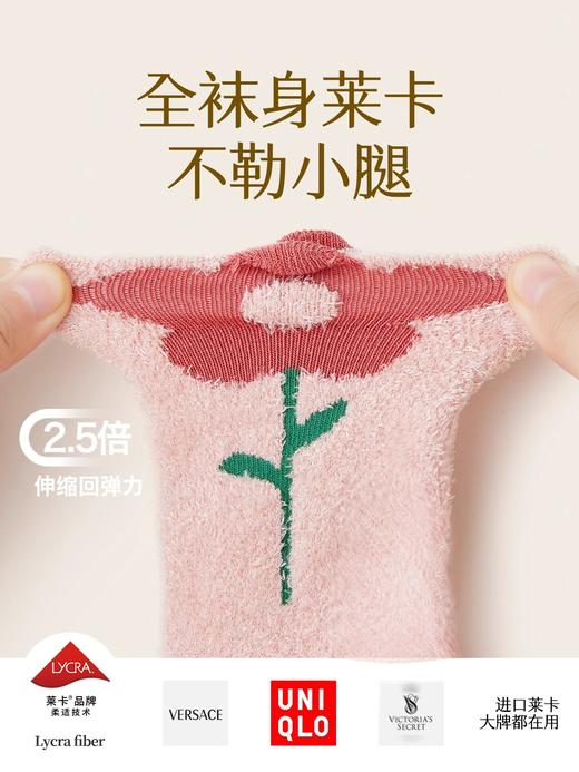 M1710-3（12-14cm / 鞋码16-20 / 1-2岁宝宝袜）贝比加厚珊瑚绒童袜（3双装） 商品图4