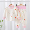 【春秋四季婴儿内衣无骨套装】2024新款儿童秋衣秋裤男宝宝套头睡衣女 商品缩略图3