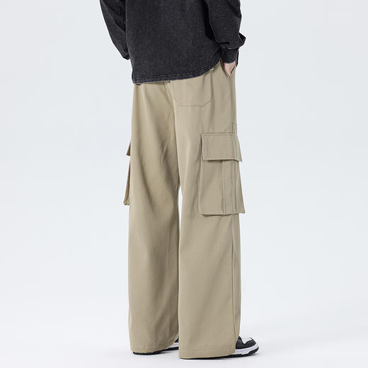 【新款DYF】大依优型大码直筒休闲裤工装裤阔腿加肥加大男装舒适胖子肥佬百搭运动裤长裤 商品图2