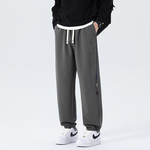 【新款DYF】大依优型大码束脚小脚运动针织休闲裤加肥加大男装舒适胖子肥佬百搭运动裤长裤 商品图6