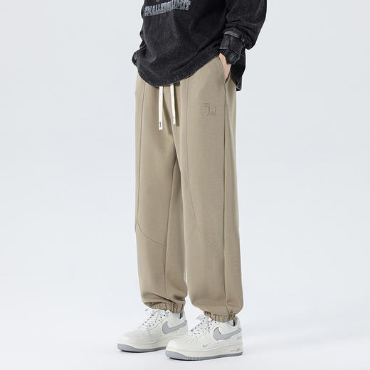 【新款DYF】大依优型大码束脚小脚运动针织休闲裤加肥加大男装舒适胖子肥佬百搭运动裤长裤 商品图9